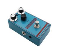 POENVFPO True Bypass, Vintage Amplifier Charm, Enhanced Performance, Classic Sound Reimagined - Mini Overdrive Pedal Guitar Effects, Blue, Power Supply DC 9V Center Negative, Product Size