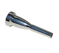 POENVFPO Trumpet Mouthpiece, Full Copper Silver Plating Replacement for Bach and Conn, with Lightweight Design for Comfortable Stable Use (5C)
