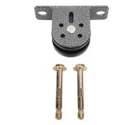 POENVFPO Wall Mount Pulley Wheel, Heavy Duty Iron Fixed Pulley for Fitness Gym Cable System, with Adjustable Height and Silent Operation