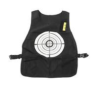 POENVFPO Water Game Vest, Double Sided Water Activated Target Vest, Black, Kid's Size, Perfect for Pool, Beach, and Backyard Fun