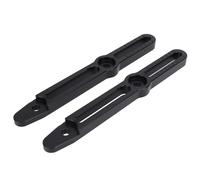 POENVFPO Windscreen Adjuster Bracket Kit Aluminum Windshield Adjuster Bracket Kit Height and Angle Adjustment Noise Reduction Easy Installation for V Strom 800DE DL800 2022 2024 (Black)