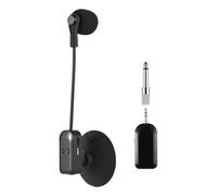 POENVFPO Wireless Mic, Detachable Suction Cup, with 131ft Transmission Distance, 2.4G Instrument Microphone for Guitar Violin Cello Accordion (1 Receiver with 1 Microphone)