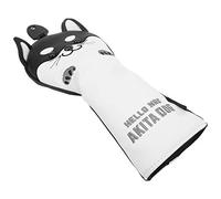 POENVFPO Wooden Club Headcover, PU Waterproof Fabric with Thick Plush, Exquisite Sewing, Digital Number Plate, Original Design, for #5 Wooden Club Protection