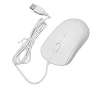 POENVFPO Work -The Optical Mouse 1200DPI -Plug and Reproduce Computer Mouse for IOS Material (White)