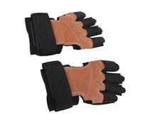 POENVFPO Workout Gloves, Padded Weight Lifting Gloves with Adjustable Wrist Support, Perfect for Gym Training and Cycling (M)