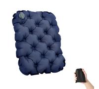 Poeruse Portable Inflatable Seat Cushion, Air Seat Cushion Inflatable, Lightweight Seat Pad for Airplane Camping Walking Hiking Travel Fishing Boating (Navy blue)