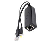 POEs Splitter For Switching Port CCTV Camera 30W 100mbps RJ45 To DC5.5x2.1mm Supply Power Splitter Power Over Ethernet Splitter