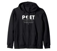 Poet Definition Poetry Writer Creative Writing Quote Zip Hoodie