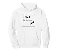 Poet Definition Writer Literature Poetry Creative Writing Pullover Hoodie