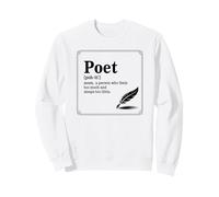 Poet Definition Writer Literature Poetry Creative Writing Sweatshirt