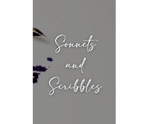 Poet, Gift For Poetry Writer | Sonnets and Scribbles / Writing Poems For Men And Women | Poetry Writing Diary, Lined