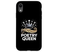Poet Queen Crown Feather Literary Writers Case for iPhone XR