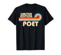 POET Retro 70s 80s Sunset Stripe T-Shirt