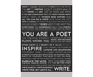 Poet’s Notebook for Poets, Writers & Authors | The Poetry Manifesto - Blank Lined Journal: Poetry Journal Prompts to Write Inspirational Poetry & Cure Writer’s Block