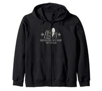 Poet Slam Poetry Writer Creating Echoes With Words Quote Zip Hoodie
