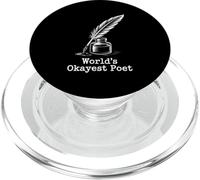 Poetcore - World's Okayest Poet Witty Literary PopSockets PopGrip for MagSafe