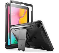 Poetic Case Compatible with Galaxy Tab A 10.1 2019 with Kickstand, SM-T510/T515, Full Body Shockproof Cover, Built-in-Screen Protector, Revolution, for Samsung Galaxy Tab A Tablet 10.1 Inch, Black