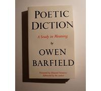 Poetic Diction: A Study in Meaning (Wesleyan Paperback)