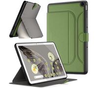 Poetic Explorer Magnetic Folio Stand Case Designed for Google Pixel Tablet (2023), Magnetic Fidget Mount Case for Google Pixel Tablet, Military Green