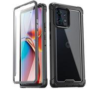 Poetic Guardian Case for Motorola Moto Edge Plus 5G 2023 [Not for 2022 Version], [20FT Mil-Grade Drop Tested], Full Body Hybrid Shockproof Bumper Cover with Built-in Screen Protector, Black