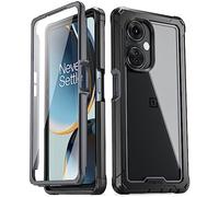 Poetic Guardian Case for OnePlus Nord N30 5G, [20FT Mil-Grade Drop Tested], Full Body Hybrid Shockproof Bumper Cover with Built-in Screen Protector, Black/Clear