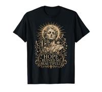 Poetic Hope Statue Dove Healing Resilience Memento Mori T-Shirt
