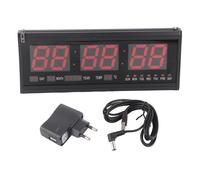 Poetic LED Clock, Glass Face with Memory Function, Adds Grace to Your Decor While Keeping Time Precisely