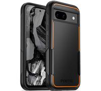 Poetic Neon Case Compatible with Pixel 8A 5G 6.1", Dual Layer Rugged Slim Shockproof Protective Cover, Black