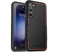 Poetic Neon Case for Samsung Galaxy S23 5G (6.2-inch) - Dual Layer, Slim, Shockproof, Anti-Fingerprint & Water Resistant - Black