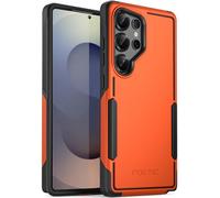 Poetic Neon Case for Samsung Galaxy S25 Ultra 5G, Dual Layer Heavy Duty Rugged Lightweight Slim Shockproof Protective Cover Phone Case, Orange