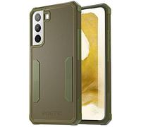 Poetic Neon Series Case Compatible with Galaxy S22 Plus 5G 6.6 inch, Dual Layer Heavy Duty Tough Rugged Lightweight Slim Shockproof Protective Cover Case, Military Green
