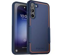 Poetic Neon Series Case Compatible with Galaxy S23 5G 6.2 inch, Dual Layer Heavy Duty Tough Rugged Lightweight Slim Shockproof Protective Cover Case, Navy Blue