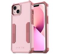 Poetic Neon Series Case Compatible with iPhone 13 6.1 inch (2021 Release), Dual Layer Heavy Duty Tough Rugged Lightweight Slim Shockproof Protective Case, Light Pink