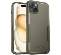 Poetic Neon Series Case Compatible with iPhone 15 (6.1 Inch), Dual Layer Heavy Duty Tough Rugged Shockproof Protective Drop Protection Cell Phone Case 2023 New Cover, Military Green