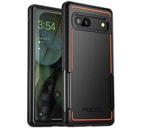 Poetic Neon Series Case Compatible with Pixel 7A 5G 6.1 inch, Dual Layer Heavy Duty Tough Rugged Light Weight Slim Shockproof Protective Cover Case, Black
