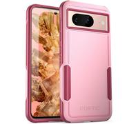 Poetic Neon Series Case Compatible with Pixel 8 5G 6.2 inch, Dual Layer Heavy Duty Tough Rugged Light Weight Slim Shockproof Protective Cover Case, Light Pink