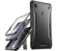 Poetic Revolution Case Compatible with Galaxy Tab A9 8.7 inch (2023), Full Body Rugged Shockproof Protective Cover with Kickstand and Built-in-Screen Protector, Black