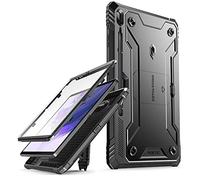 Poetic Revolution Case Compatible with Galaxy Tab S7 FE 12.4 Inch 2021 (SM-T730/SM-T736B), Full Body Rugged Shockproof Protective Case Cover with Kickstand and Built-in-Screen Protector, Black