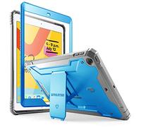 Poetic Revolution Case Designed for iPad 10.2 9th Generation (2021) / 8th Gen (2020) /7th Gen (2019) Case, Full-Body Rugged Shockproof Protective Cover with Kickstand Built-in Screen Protector, Blue