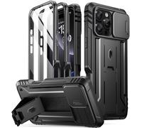 Poetic Revolution Case for iPhone 16 Pro Max 6.9 inch, [Slide Camera Cover], Fu