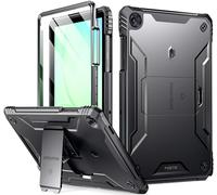 Poetic Revolution Case for Samsung Galaxy Tab A11+ Plus/A9+ 11-Inch 2025/2023, Built in-Screen Protector with S Pen Holder, Full-Body Kickstand Rugged Heavy Duty Case, Black