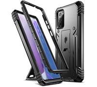 Poetic Revolution Series Case Compatible with Galaxy Note 20, Full-Body Rugged Dual-Layer Shockproof Protective Cover with Kickstand, WITHOUT Built-In-Screen Protector, Black