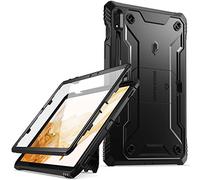 Poetic Revolution Series Case Compatible with Galaxy Tab S7 Tablet, 11 Inch Model SM-T870/ SM-T875 (2020 Release), Full-Body Heavy Duty Case, Built-in-Screen Protector, Black