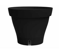 Poetic Round Self-Watering Planter, 29.4cm Diameter, Black