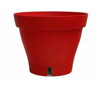 Poetic Round Self-Watering Planter, 29.4cm Diameter, Red