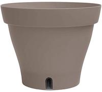 Poetic Round Self-Watering Planter, 39.2cm Diameter, Taupe