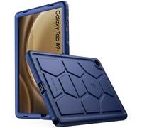Poetic TurtleSkin Case Compatible with Galaxy Tab A9 Plus + 11 inch 2023, Heavy Duty Shockproof Rugged Kids Friendly Drop Protection Silicone Cover Case, Navy Blue