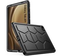 Poetic TurtleSkin Case Compatible with Galaxy Tab A9 Plus + 11 inch 2023, Heavy Duty Shockproof Rugged Kids Friendly Drop Protection Silicone Cover Case, Black