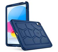 Poetic TurtleSkin Designed for New iPad 10.9 inch 10 th Generation (2022) Case, Heavy Duty Shockproof Kids Friendly Silicone Case Cover, Only Compatible with The New iPad 10.9 inch (2022), Navy Blue