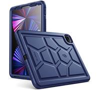 Poetic TurtleSkin Heavy Duty Case Designed for iPad Pro 11 2020 (2nd Gen) & 2018 (1st Gen), Rugged Shockproof Drop Protection Kids Friendly Silicone Cover Case, Navy Blue